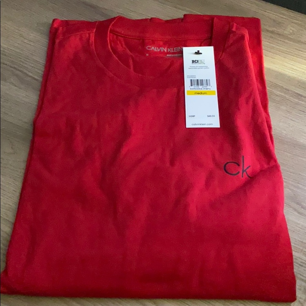Calvin Klein Barbados red long sleeve